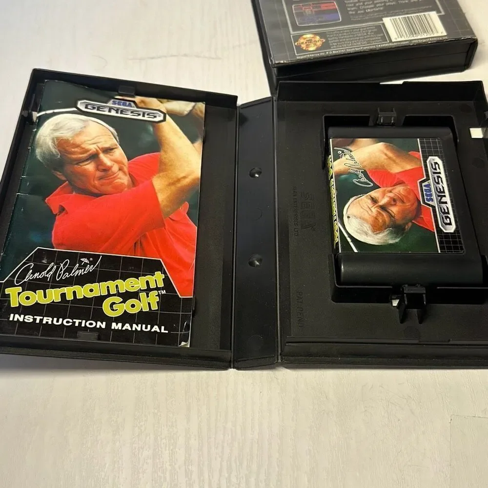 Sega Genesis NFL Football Joe Montana Arnold Palmer Tournament Golf Altered beas